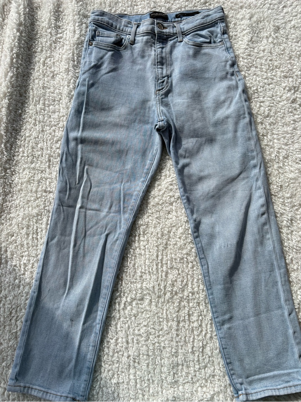 Banana Republic High-Rise Light Blue Women's Jeans size 27 Straight leg
